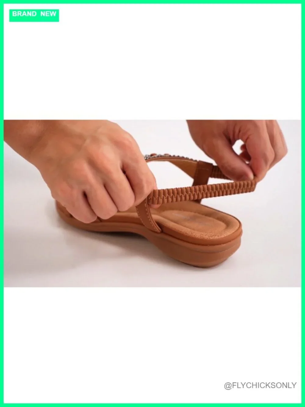 Arch Support Bohemian Sandals for Women Comfort Walking Beach Flip Flops